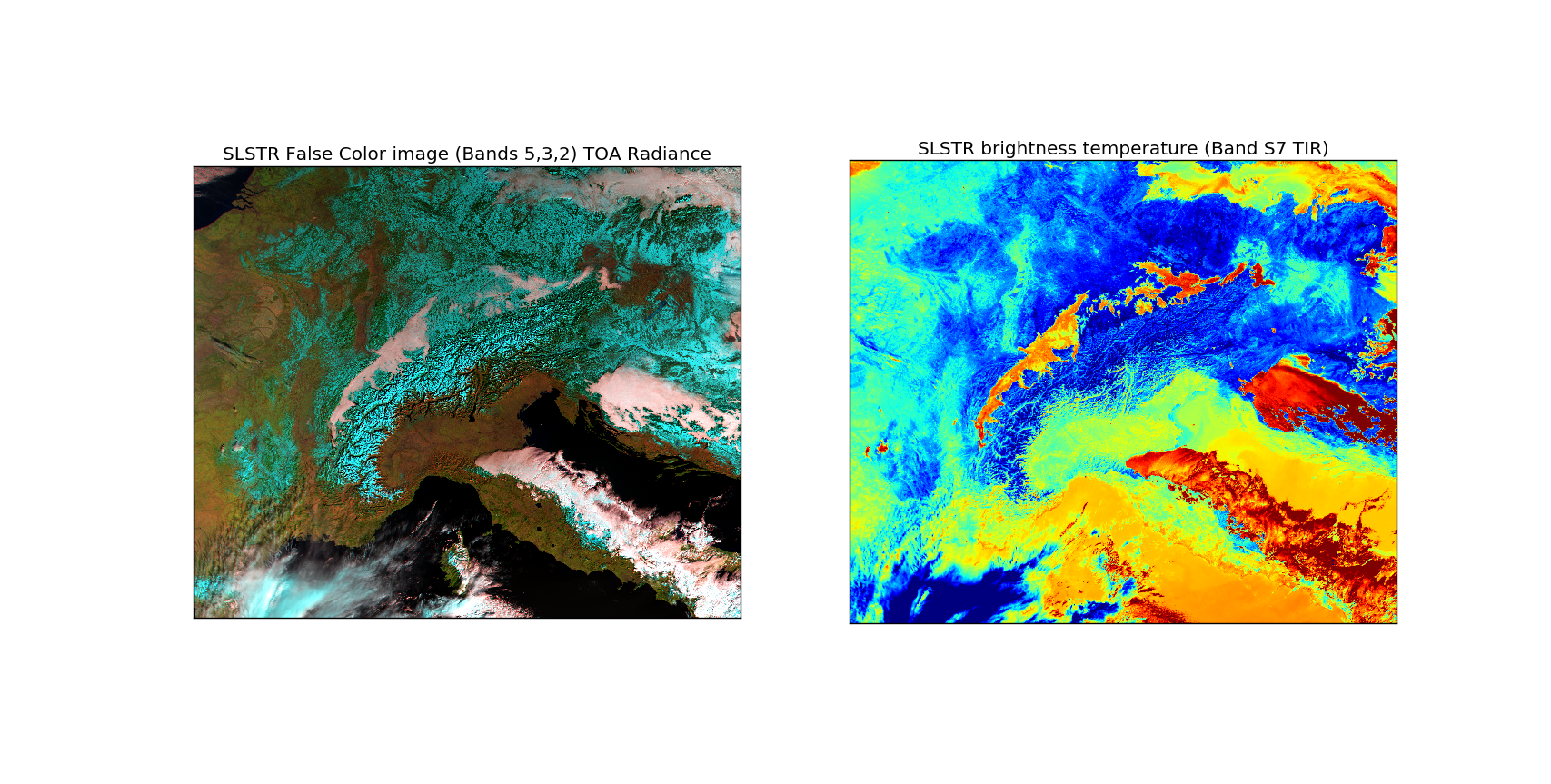 Sentinel Space Imagery – a Python processed image from Sentinel 3 ...